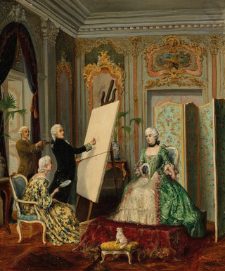 Sigmond Sokolowski - Le peintre peignant son modle.webp