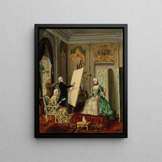 Sigmond Sokolowski - Le peintre peignant son modle.webp