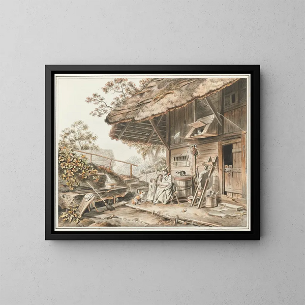 La Bonne Mère - Sigmund Freudenberger — framed artwork on a wall
