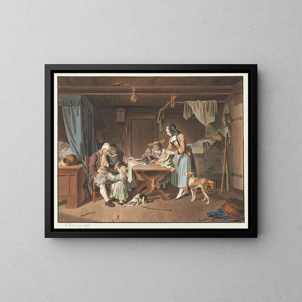 The Return of the Market - Sigmund Freudenberger — framed artwork on a wall