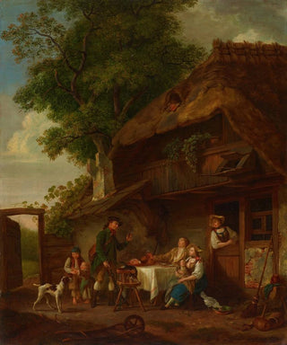 Sigmund Freudenberger - Lndliche Mahlzeit im Freien.webp