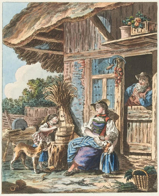 Sigmund Freudenberger - Vor dem Bauernhaus.webp
