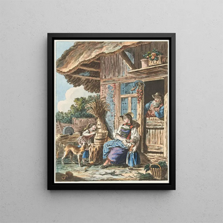 Sigmund Freudenberger - Vor dem Bauernhaus.webp