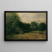 Landscape Study Painting - Sigmund L'Allemand — framed artwork on a wall