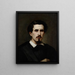 Retrato de un artista - Silvestro Lega — cuadro enmarcado en la pared