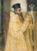 An Eastern Church Bishop - Simeon Solomon — framed artwork on a wall