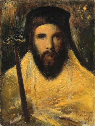 Simeon Solomon - A Greek Archimandrite.webp