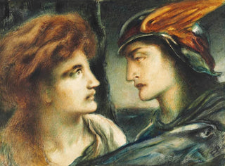 Mercure et Proserpine - Simeon Solomon — vista de la obra