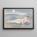 L'Endymion endormi - Simeon Solomon — framed artwork on a wall