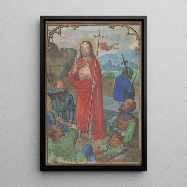 La Resurrección - Simon Bening — cuadro enmarcado en la pared