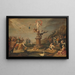 Fortuna Distributing Her Gifts - Simon Flocquet — framed artwork on a wall