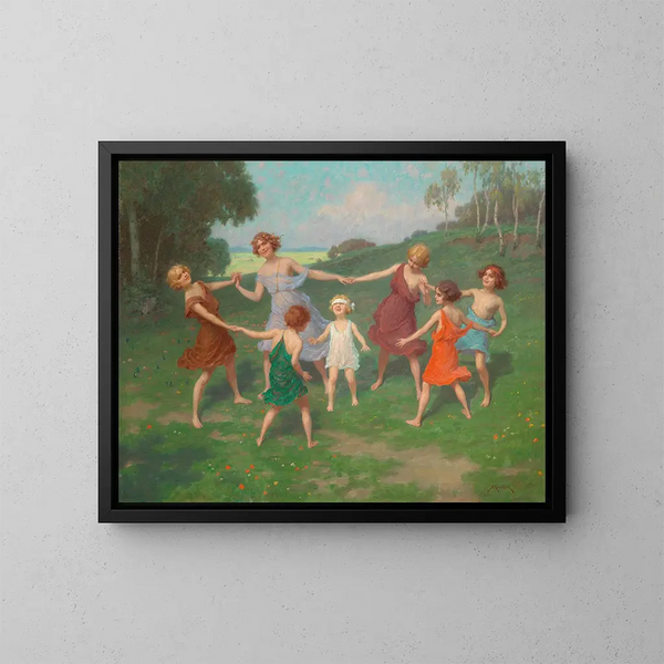 Cow Blind - Simon Glücklich — framed artwork on a wall