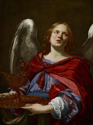 Simon Vouet - Angels with Attributes of the Passion Angel Holding the Vessel and Towel for Washing the Hands of Pontius Pilate.webp
