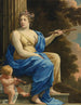 Euterpe, la musa de la música y de la poesía lírica - Simon Vouet — vista de la obra