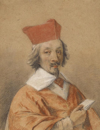 Simon Vouet - Portrait of ArmandJean du Plessis Cardinal de Richelieu.webp