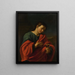San Juan Evangelista — Simone Cantarini — cuadro enmarcado en la pared