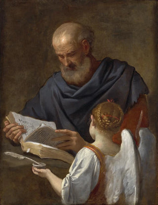 Simone Cantarini - Saint Matthew and the Angel.webp