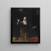 A Holy Nun - Simone Pignoni — framed artwork on a wall