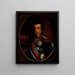 Retrato de Dom João VI - Simplício Rodrigues de Sá — cuadro enmarcado en la pared