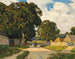 Sobre la ruta de Tewkesbury - Sir Alfred East — vista de la obra