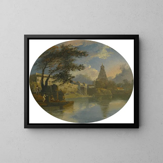 Sir Charles DOyly - View Of Thanjavur India With The Brihadeeswarar Temple.webp