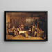 Saisie pour loyer - Sir David Wilkie — cuadro enmarcado en la pared