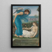 Cupido y Psique - Sir Edward Coley Burne-Jones — cuadro enmarcado en la pared