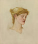 Cabeza de mujer - Sir Edward Coley Burne-Jones — vista de la obra