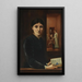 Portrait Painting of Georgiana Burne-Jones - Sir Edward Coley Burne-Jones — framed artwork on a wall