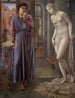 Pygmalion y la imagen, La mano se abstiene - Sir Edward Coley Burne - Jones — vista de la obra