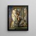 Pygmalion y la imagen, L’âme atteint - Sir Edward Coley Burne - Jones — cuadro enmarcado en la pared
