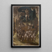 The Chariot of Love or L'Errance de l'Amour - Sir Edward Coley Burne-Jones — framed artwork on a wall