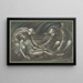 La Piedad - Sir Edward Coley Burne-Jones — cuadro enmarcado en la pared