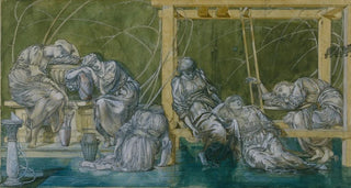 Sir Edward Coley BurneJones - The Garden Court.webp