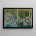 La Cour du Jardin - Sir Edward Coley Burne-Jones — framed artwork on a wall