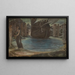 Les Sirènes - Sir Edward Coley Burne-Jones — framed artwork on a wall