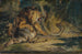 León defendiendo su presa - Sir Edwin Henry Landseer — vista de la obra