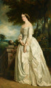 Retrato de Louisa Madeleine Keith-Falconer née Hawkins 1828-1916 Condesa de Kintore - Sir Francis Grant — vista de la obra