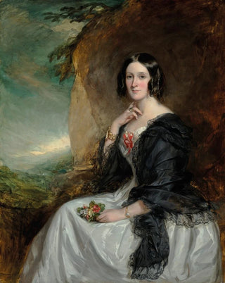 Sir Francis Grant - Portrait of a lady traditionally identified as Lady Peel.webp