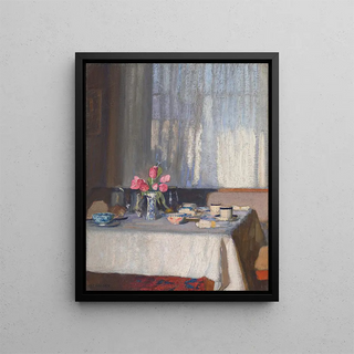 Sir George Clausen - The Breakfast Table.webp