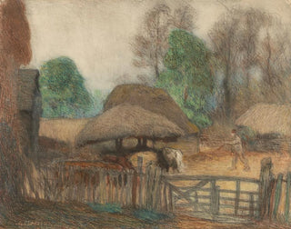 Sir George Clausen - The farmyard.webp
