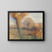 Winter Evening - Sir George Clausen — framed artwork on a wall