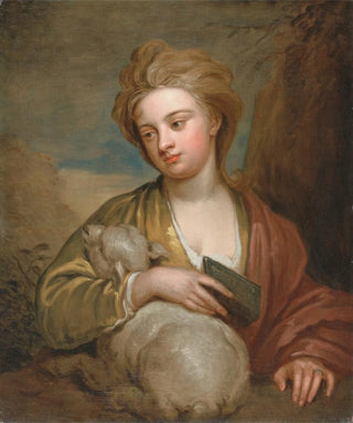 Sir Godfrey Kneller - Portrait of a Woman as St Agnes Traditionally Identified as Catherine Voss.webp