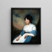 Lady Delves Broughton - Sir Henry Raeburn — cuadro enmarcado en la pared