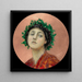 Una bacchante - Sir Hubert von Herkomer — cuadro enmarcado en la pared