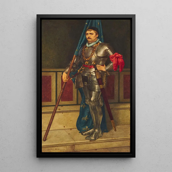 El Caballero - Sir James Dromgole Linton — cuadro enmarcado en la pared