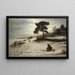 Breath, breeze, winter wind - Sir John Everett Millais — framed artwork on a wall