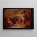 Elgiva seized on order of Archbishop Odo - Sir John Everett Millais — framed artwork on a wall