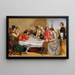 Lorenzo and Isabella - Sir John Everett Millais — framed artwork on a wall