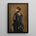 Portrait of Kate Perugini, daughter of Charles Dickens - Sir John Everett Millais — framed artwork on a wall